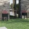 vidaXL Garden Planters 2 pcs Black 15.7"x15.7"x27.6" Solid Wood Pine